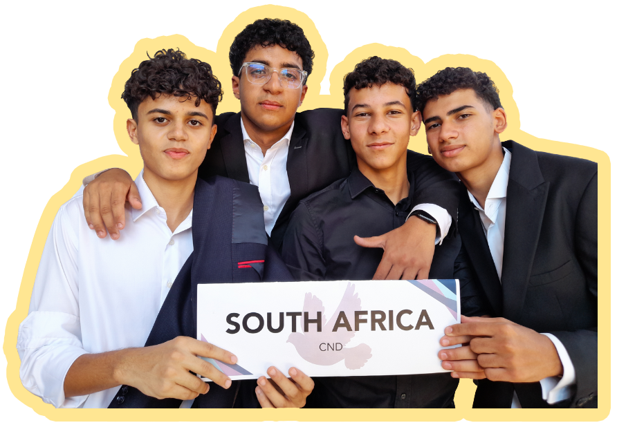 Group of friends from JCIMUN